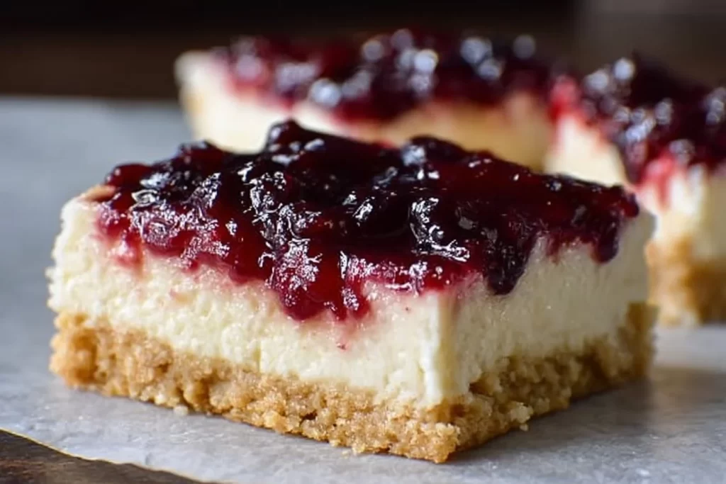 Delicious sugar-free cheesecake bars served on a plate