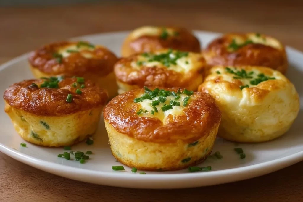 Keto Cottage Cheese Egg Bites in a serving dish, perfect for low-carb diets