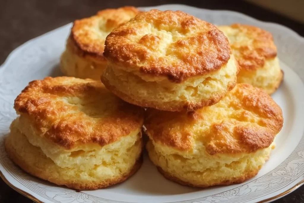 Buttery keto biscuits fresh out of the oven, ideal for a low-carb diet.
