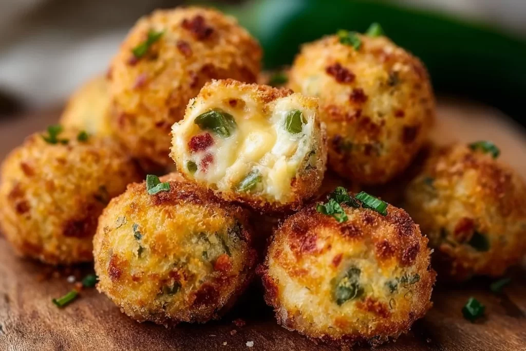 Delicious easy keto jalapeno popper bites served on a platter