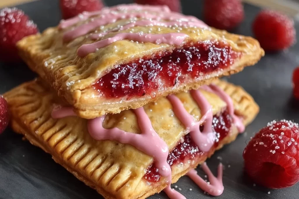 Raspberry Protein Pop Tarts, delicious and nutritious snack for fitness enthusiasts