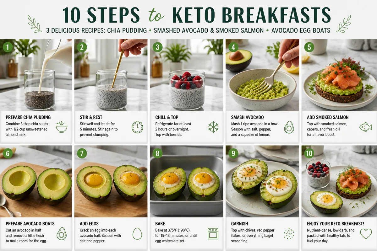 Top 10 Keto Breakfast Recipes for Summer Weight Loss (Quick & Easy)