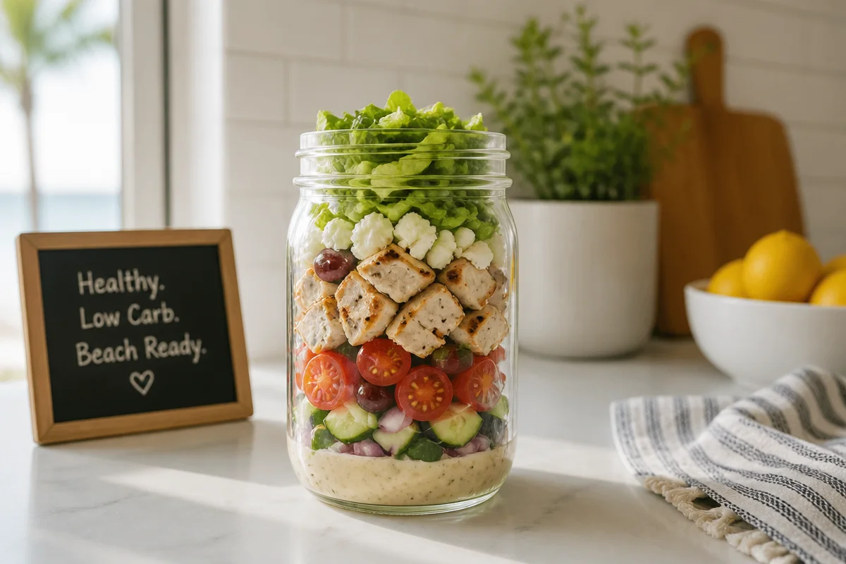 Top 8 Mason Jar Salads: The Ultimate Low-Carb Meal Prep for the Beach