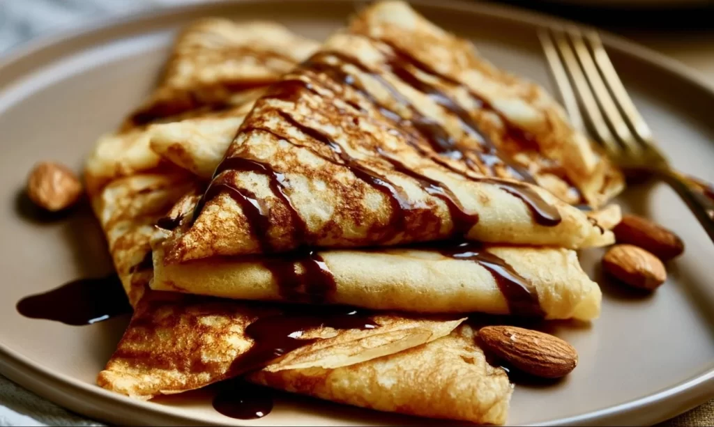 Delicious Keto Crepes served with various toppings for a low-carb treat