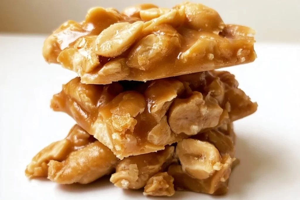 Delicious Keto Peanut Brittle made with low-carb ingredients.